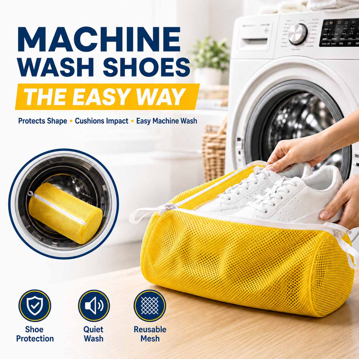 Mesh Laundry Bag For Shoes In The Washing Machine (offer)