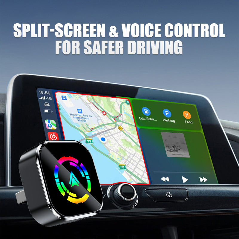 📢📢50% OFF!🔥2-in-1 Wireless CarPlay For Iphone & Android Auto Adapter — No More Cables