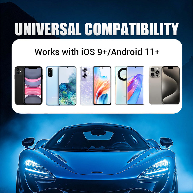 📢📢50% OFF!🔥2-in-1 Wireless CarPlay For Iphone & Android Auto Adapter — No More Cables