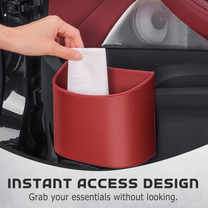 🚗🧺  Leather Car Door Cup Holder – Wide‑mouth opening, easy reach for drinks & phone. (offer)