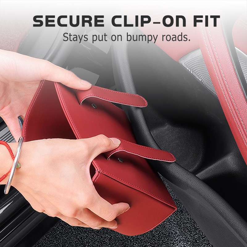 🚗🧺  Leather Car Door Cup Holder – Wide‑mouth opening, easy reach for drinks & phone. (offer)
