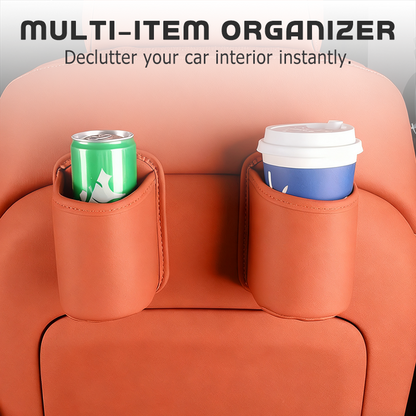🚗🧺  Leather Car Door Cup Holder – Wide‑mouth opening, easy reach for drinks & phone. (offer)