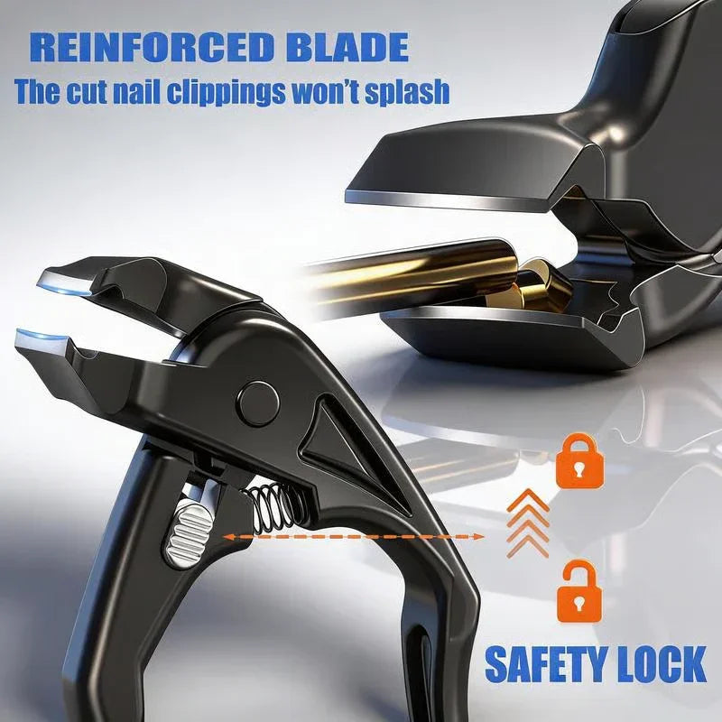 💥LAST DAY BUY 3 GET 1 FREE!🔥50K+ SOLD!Curved stainless steel nail clippers – Ergonomic and easy for seniors to use