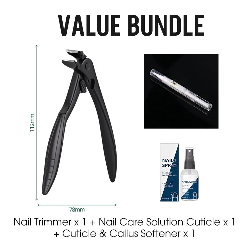 💥LAST DAY BUY 3 GET 1 FREE!🔥50K+ SOLD!Curved stainless steel nail clippers – Ergonomic and easy for seniors to use