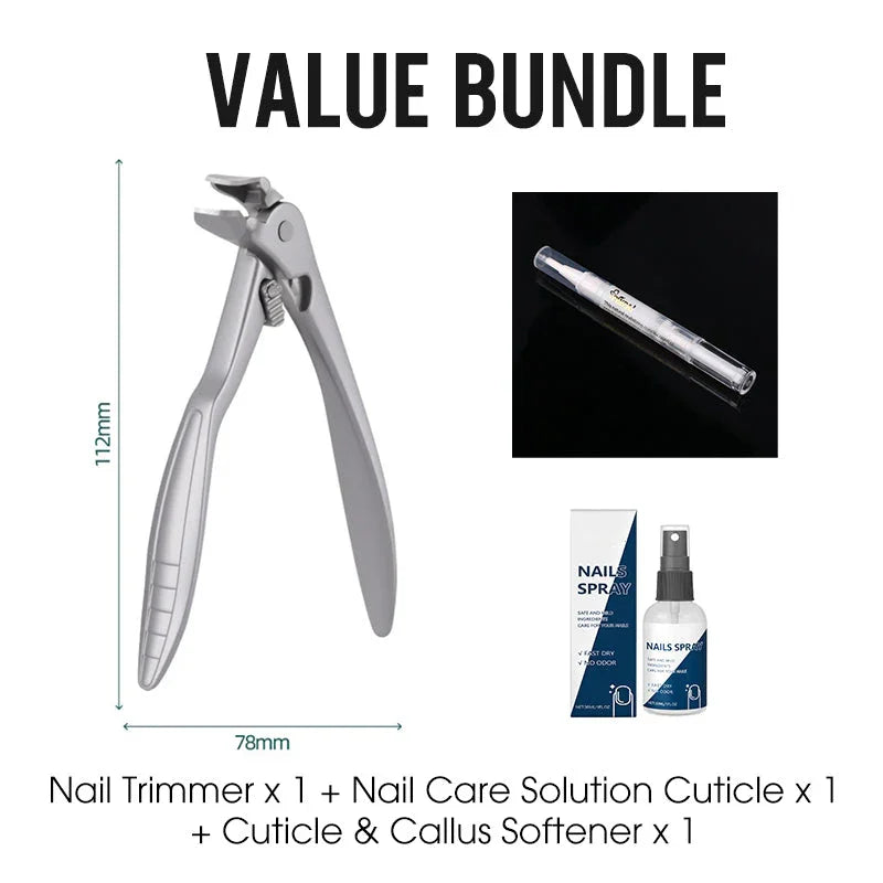 💥LAST DAY BUY 3 GET 1 FREE!🔥50K+ SOLD!Curved stainless steel nail clippers – Ergonomic and easy for seniors to use