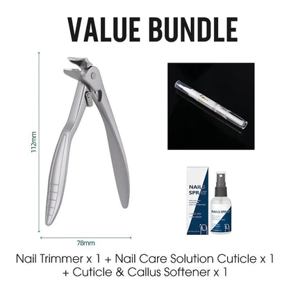 💥LAST DAY BUY 3 GET 1 FREE!🔥50K+ SOLD!Curved stainless steel nail clippers – Ergonomic and easy for seniors to use