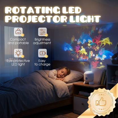 🌊 WarmNest™ Dynamic Rotating LED Projector Light