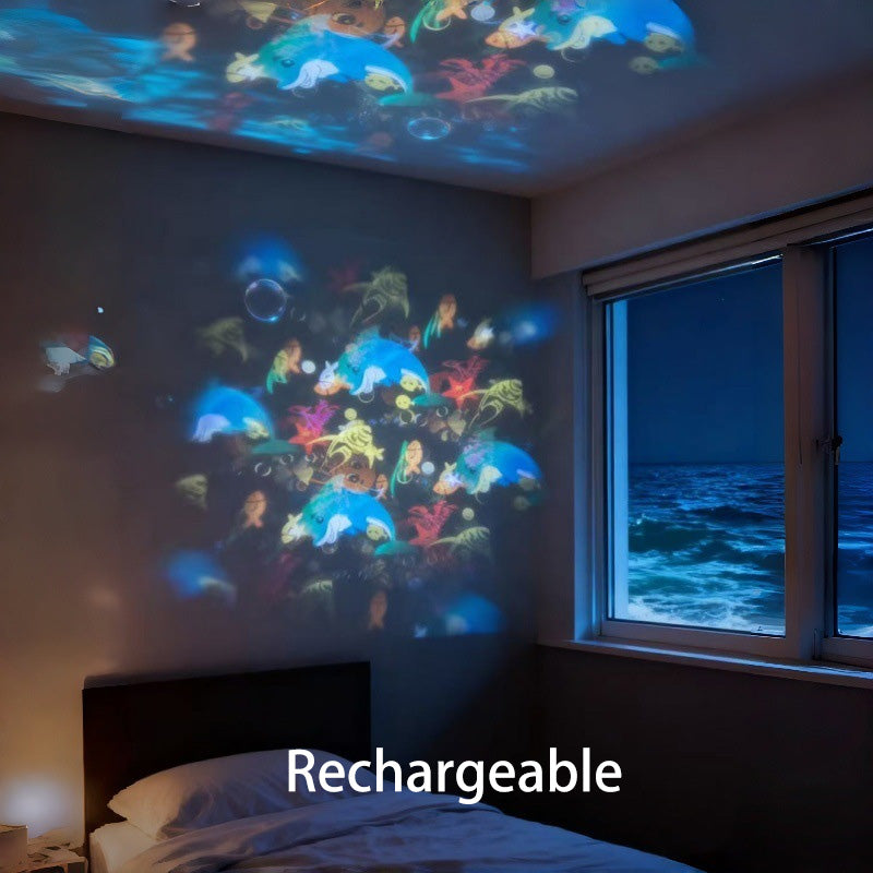 WarmNest™ Dynamic Rotating LED Projector Light (offer)