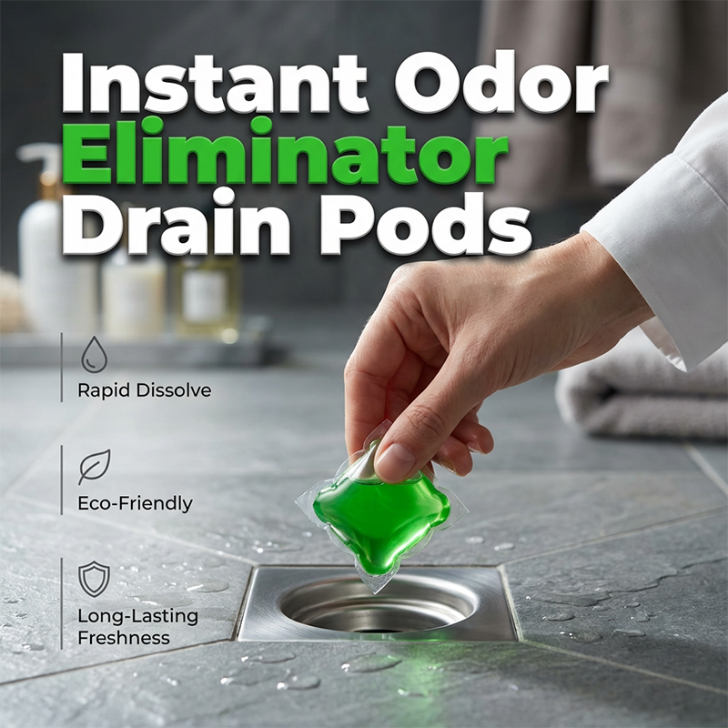 Drain Deodorizer Pods – Bio‑enzyme formula neutralizes smells at the source. Instant fresh scent, no harsh chemicals. Say goodbye to embarrassing odours. 🚰✅ （offer)