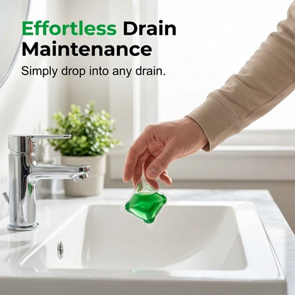 Drain Deodorizer Pods – Bio‑enzyme formula neutralizes smells at the source. Instant fresh scent, no harsh chemicals. Say goodbye to embarrassing odours. 🚰✅ （offer)