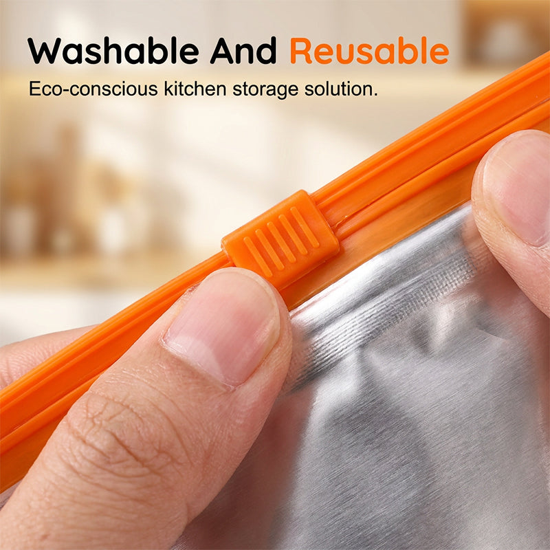 ⭐WarmNest™ Reusable Aluminum Foil Sealable Storage Bags (10-Pieces)