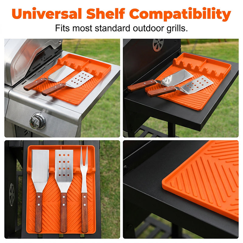 🧼Silicone Grill Mat for Side Shelf