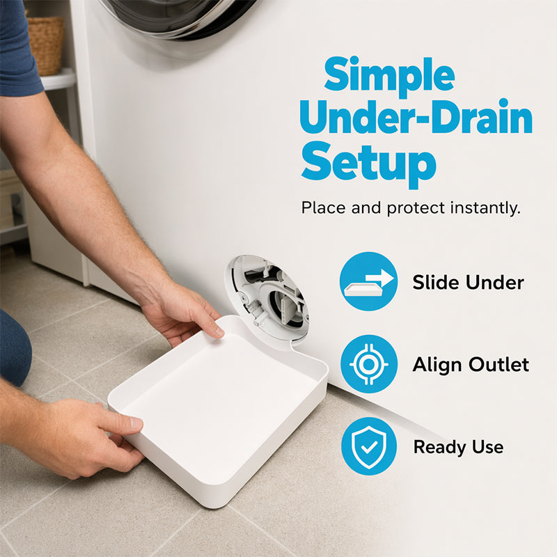 🎁✨Universal Front-Load Washing Machine Drain Pan