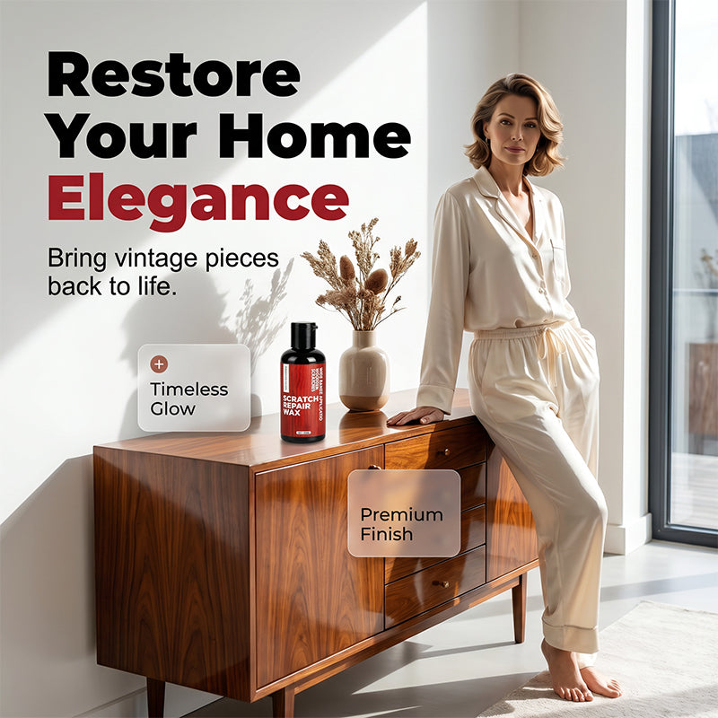 🪵🔧Scratch Repair Wax – Instantly fills scratches & scuffs on wood floors & furniture. ✨