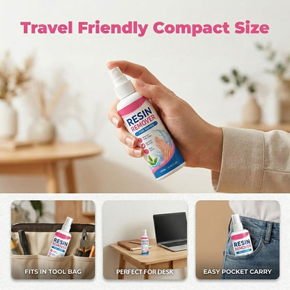 🥳2026 HOT SALE🥳💞50K+ SOLD!✨🤲  Gentle Resin Remover for Hands – Instantly dissolves sticky epoxy & UV resin.🎨