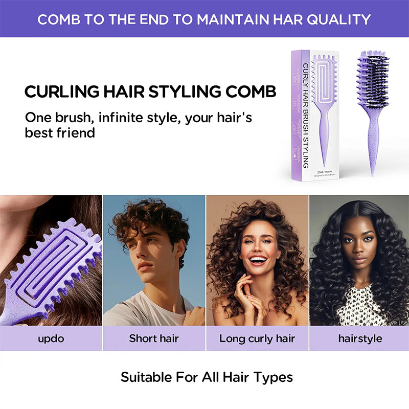 Ventilated Detangling Brush for Curly Hair (offer)