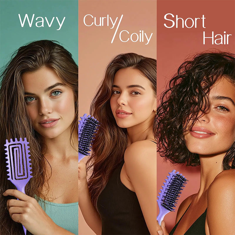 Ventilated Detangling Brush for Curly Hair (offer)