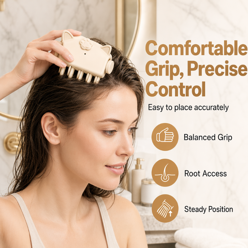 🎉48K+ Sold 💇 Wireless Heated Volumizing Root Lift Clip, Portable Travel Hair Styling Tool for Flat Fine Hair