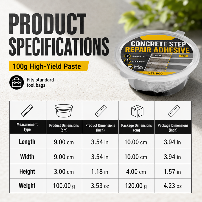 WarmNest™ Concrete Step Repair Adhesive