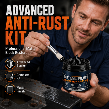 WarmNest™ Black Metal Restoration Paste | Rust Protection & Surface Repair