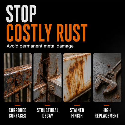 WarmNest™ Black Metal Restoration Paste | Rust Protection & Surface Repair