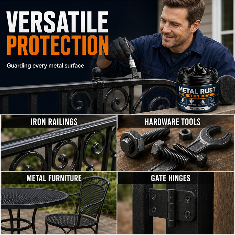 WarmNest™ Black Metal Restoration Paste | Rust Protection & Surface Repair