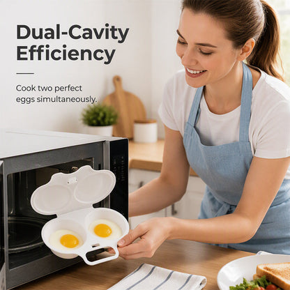 🔵Microwave Egg Poacher with Lid & Handle