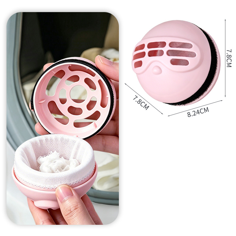 🥳2‑in‑1 Lint Remover & Laundry Ball – Built‑in magic tape captures pet hair, lint & debris✨🧦