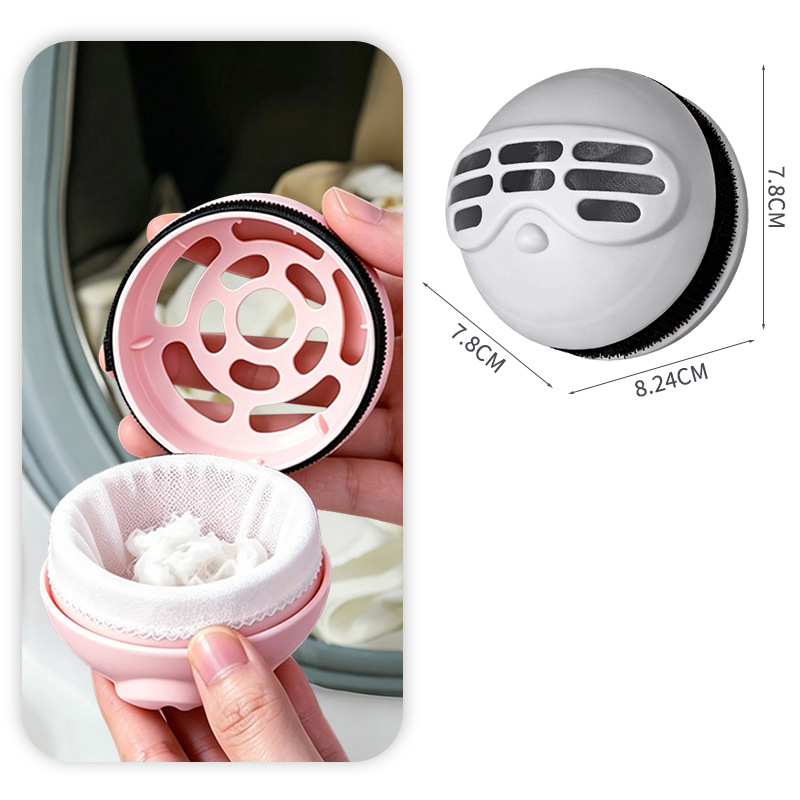 🥳2‑in‑1 Lint Remover & Laundry Ball – Built‑in magic tape captures pet hair, lint & debris✨🧦