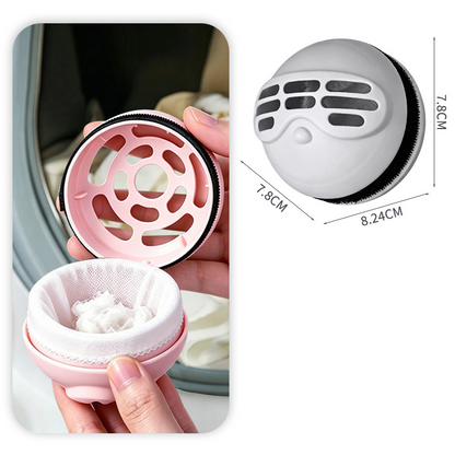 🥳2‑in‑1 Lint Remover & Laundry Ball – Built‑in magic tape captures pet hair, lint & debris✨🧦