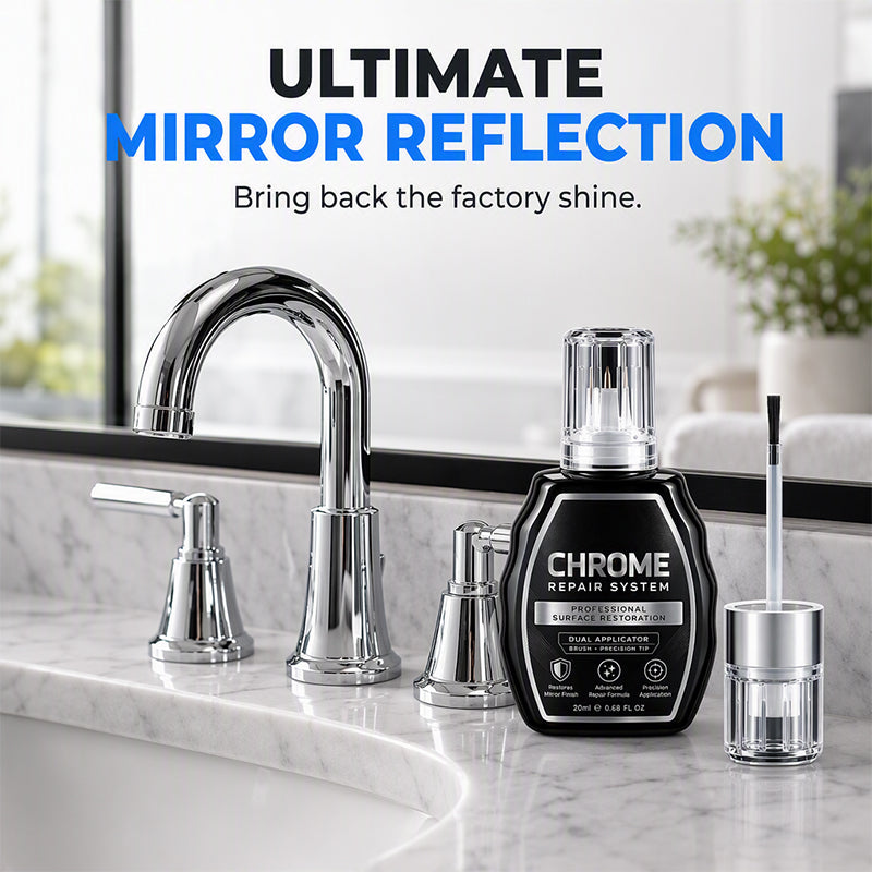 🥳Chrome Restoration Set – Removes Oxidation & Restores High-Gloss Metallic Finish | Premium Quality (OFFER)