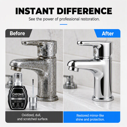 🥳Chrome Restoration Set – Removes Oxidation & Restores High-Gloss Metallic Finish | Premium Quality (OFFER)