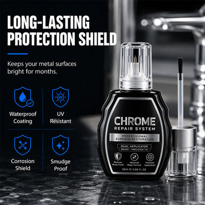 🥳Chrome Restoration Set – Removes Oxidation & Restores High-Gloss Metallic Finish | Premium Quality (OFFER)